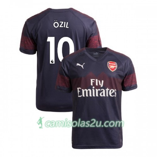 Camisolas de Futebol Arsenal FC Mesut Ozil 10 Equipamento Alternativa 2018/19 Manga Curta Camisolas de Futebol Arsenal FC Mesut Ozil 10 Equipamento Alternativa 2018/19 Manga Curta